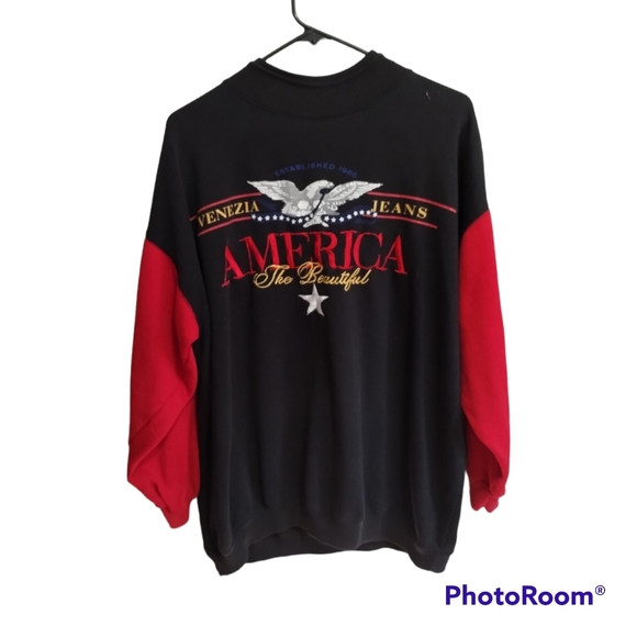 Vintage Venezia Jeans Crew Neck Sweater - Picture 1 of 6